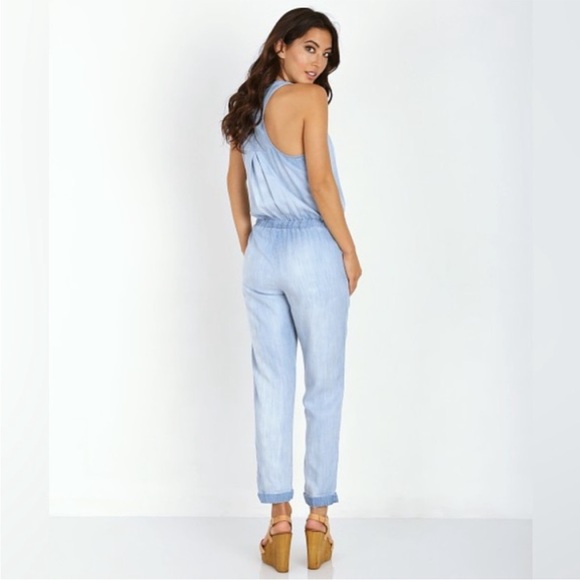 Bella Dahl Jumper Denim Jumpsuit Size Medium - Picture 2 of 8